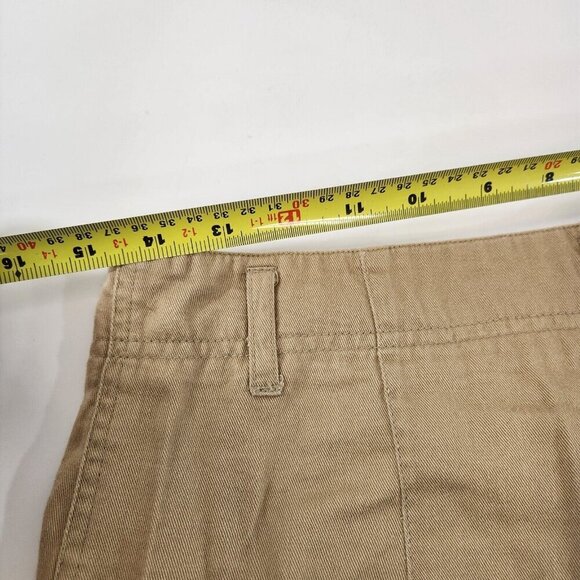 Gotcha Khaki Chino Shorts Mens Size 30 Vintage 100% Cotton Casual 80s Beige - Picture 9 of 9